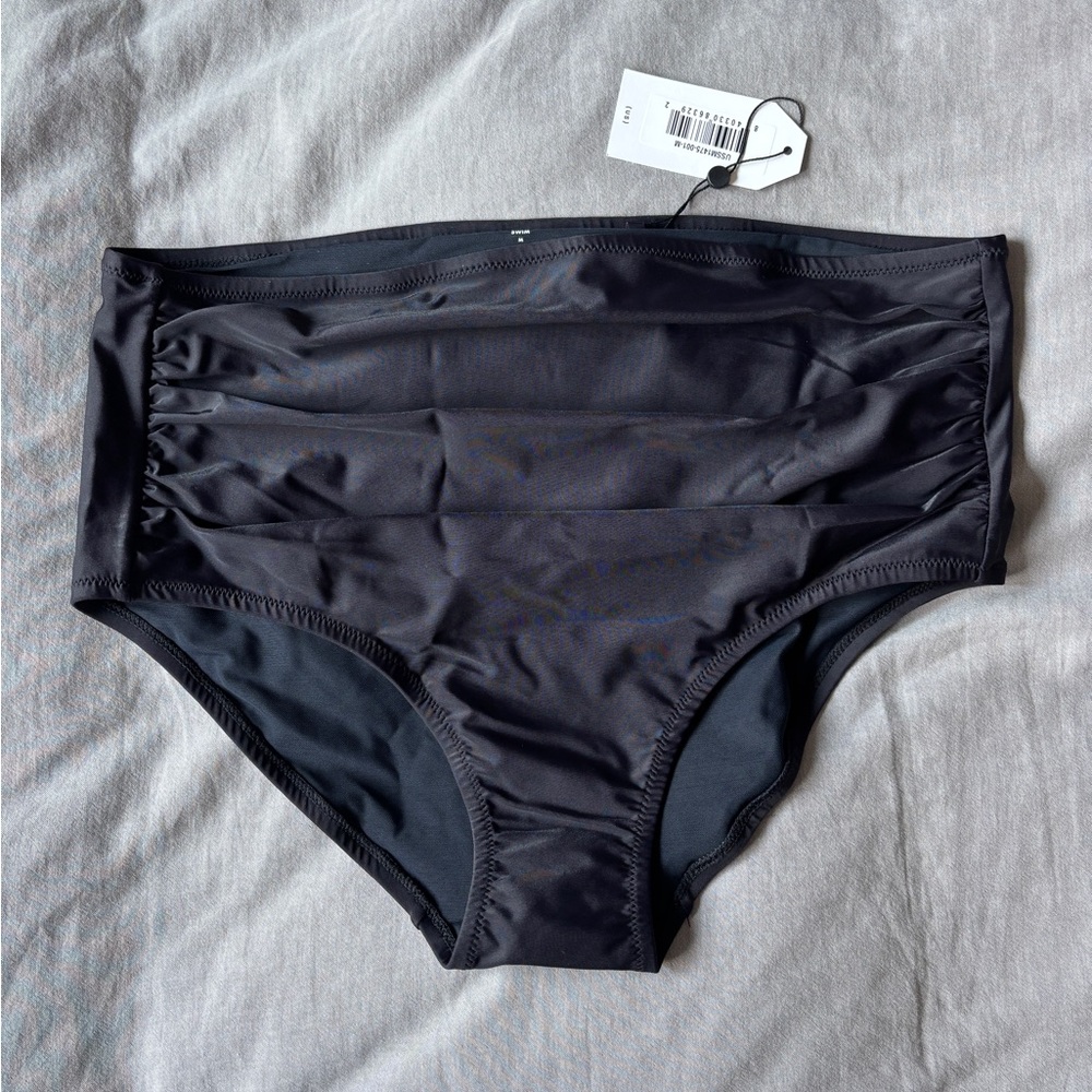 Black High-Waisted Bikini Bottom